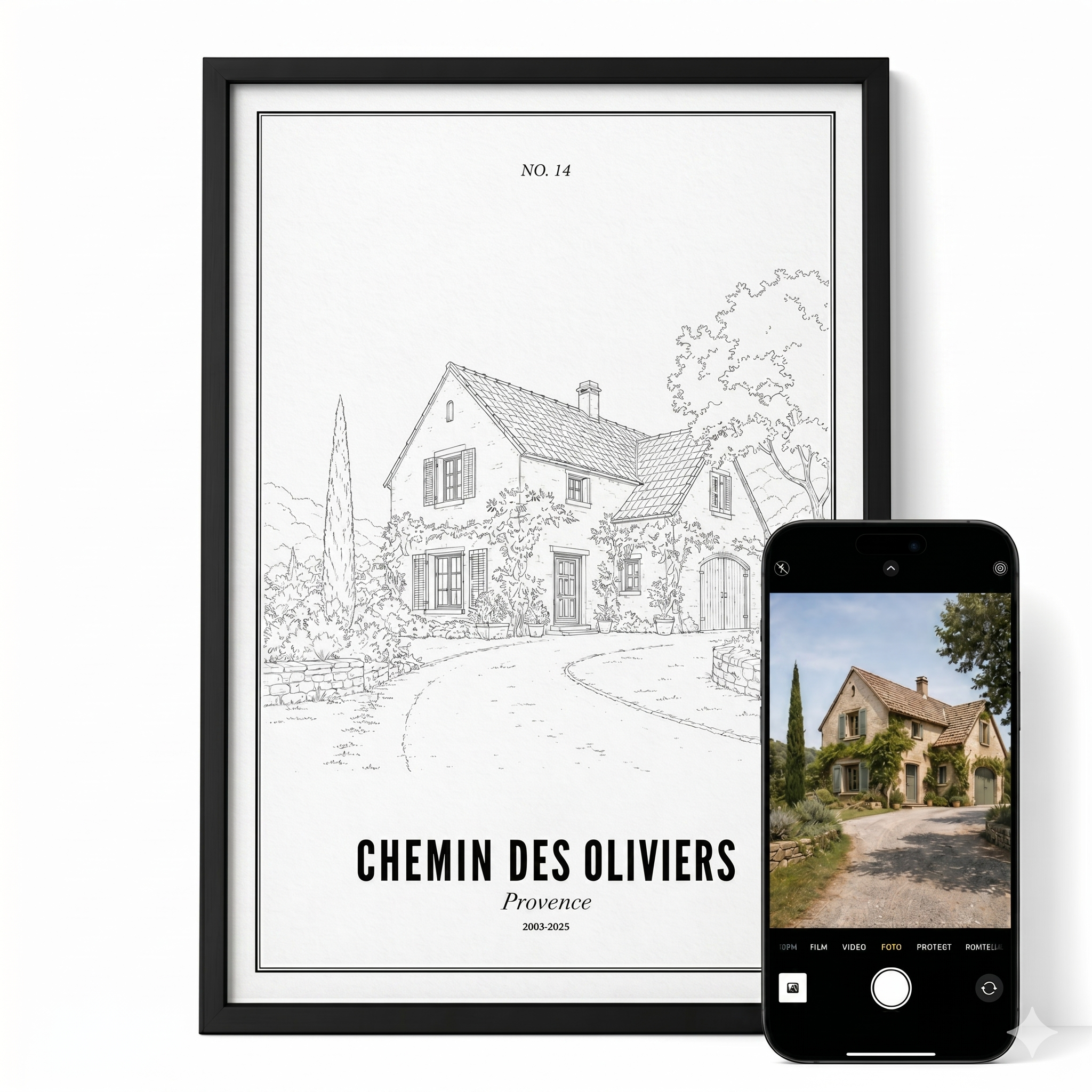 Custom Home Illustration